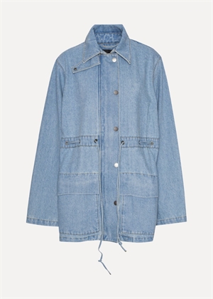 Laced denim jakke Light Blue Denim ROTATE By Birger Christensen 